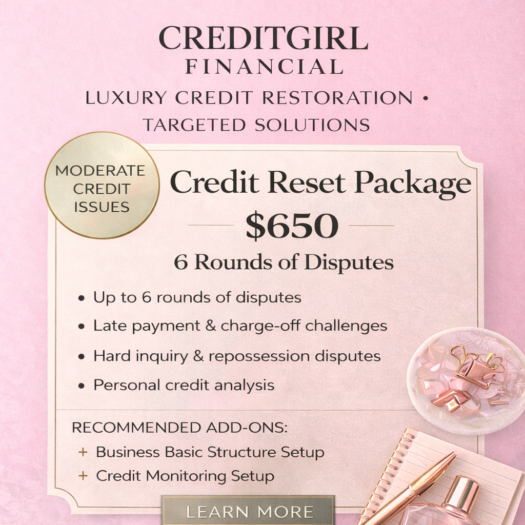 Credit Reset Package – 6 Rounds